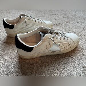 Vintage Havana White and Black Women's Sneakers